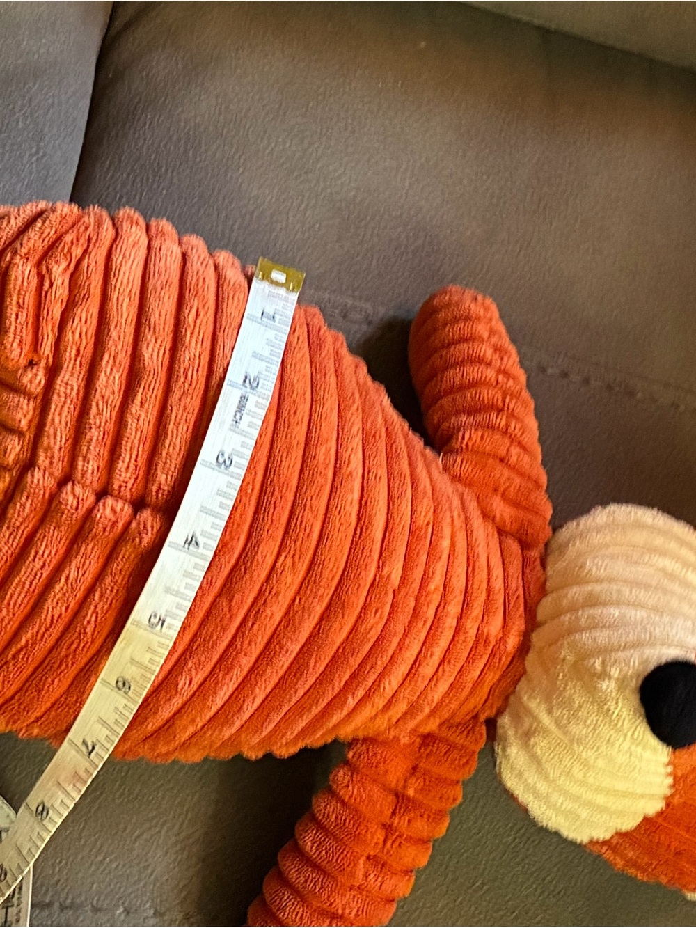 Jellycat 17" Cordy Roy Fox Plush London Corduroy Stuffed Animal Toy Orange - Picture 13 of 13